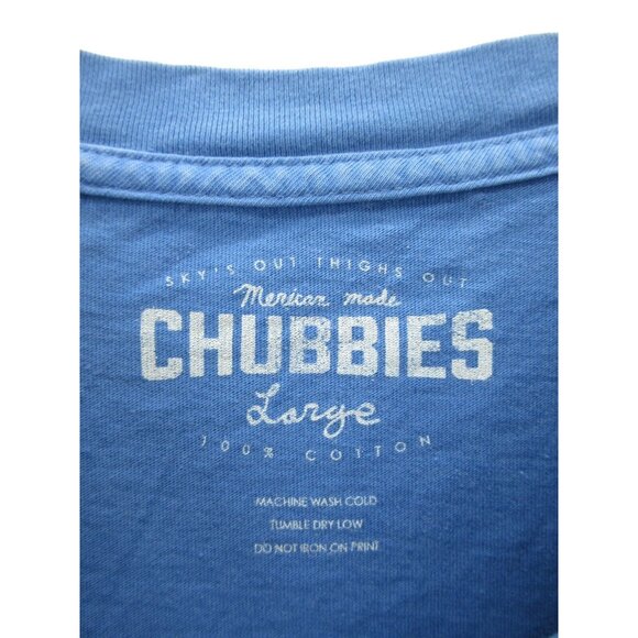Chubbies Shirt Large Pullover Graphic Pocket Outdoor T Tee Crewneck - Picture 9 of 10